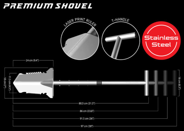 Pala Premium de Nokta / Premium Shovel - Imagen 2